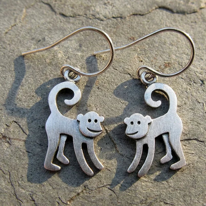 Vintage Monkey Earrings