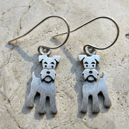 Vintage Schnauzer Earrings