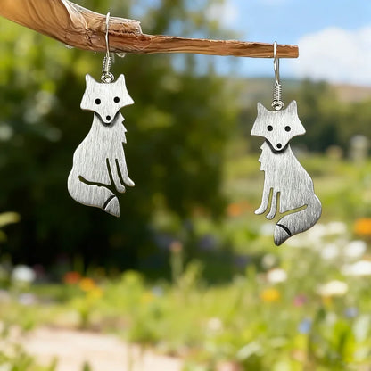 Retro Fox Earrings