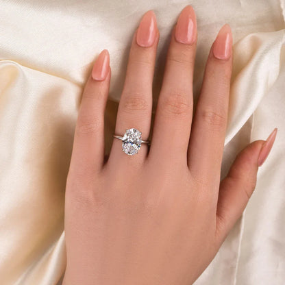 Exclusive Oval Cut Engagement Ring
