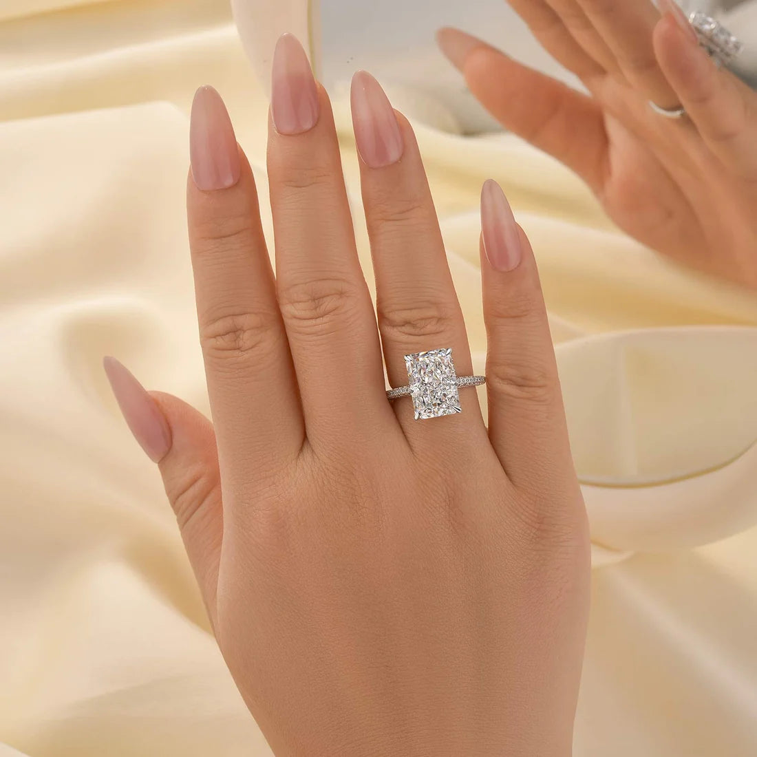 Radiant Cut Engagement Ring for Women