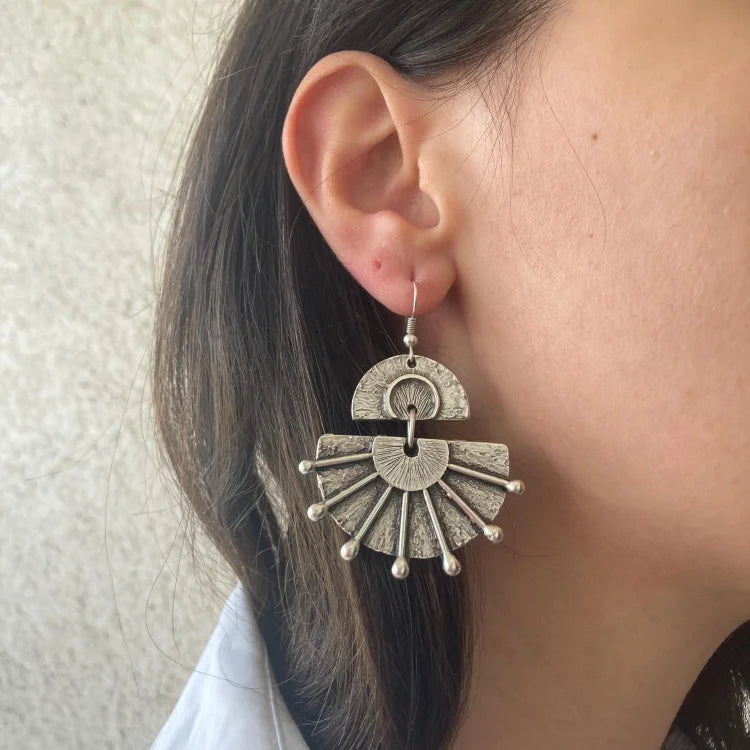 Vintage Bohemian Scalloped Earrings