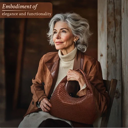 Woven Hobo Bag - Timeless Style