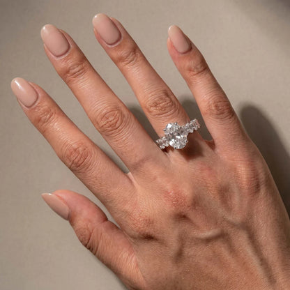 Oval Cut Luxurious Engagement Ring