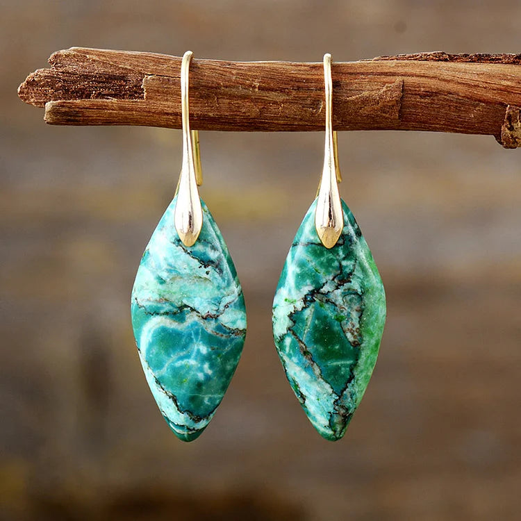 Vintage Natural Stone Earrings