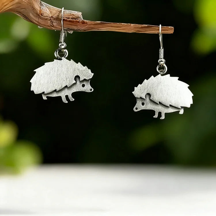 Vintage Hedgehog Earrings