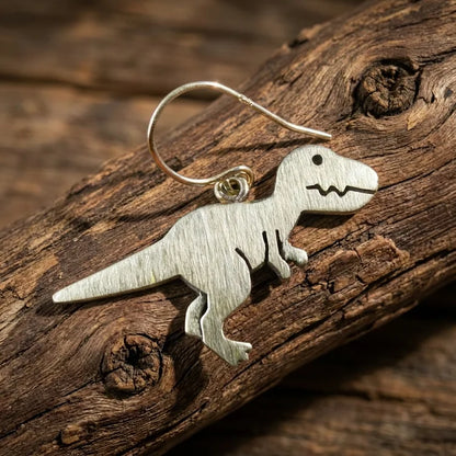 Vintage T-Rex Dinosaur Earrings