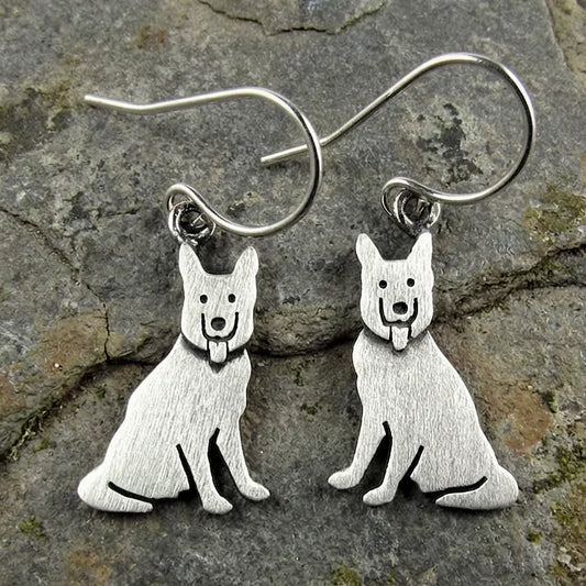 German Shepherd Earrings