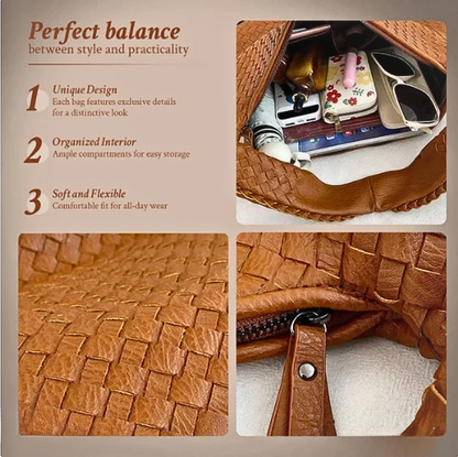 Woven Hobo Bag - Timeless Style