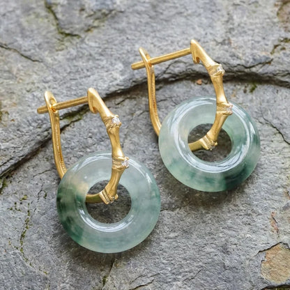 Vintage Turquoise Crystal Earrings