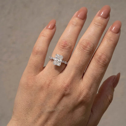 Radiant Cut Engagement Ring For Women