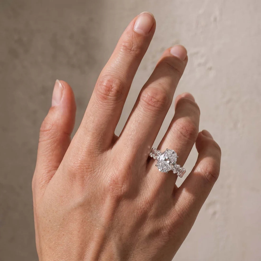 Oval Cut Luxurious Engagement Ring