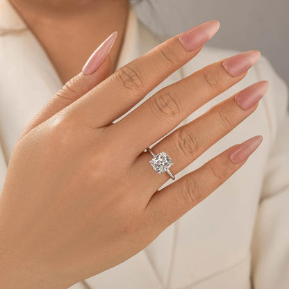 Cushion Cut Everyday Engagement Ring