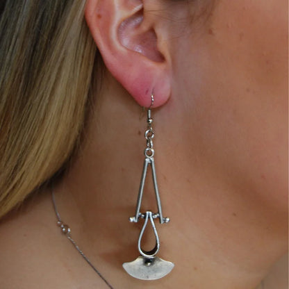 Antique Silver Dangling Earrings