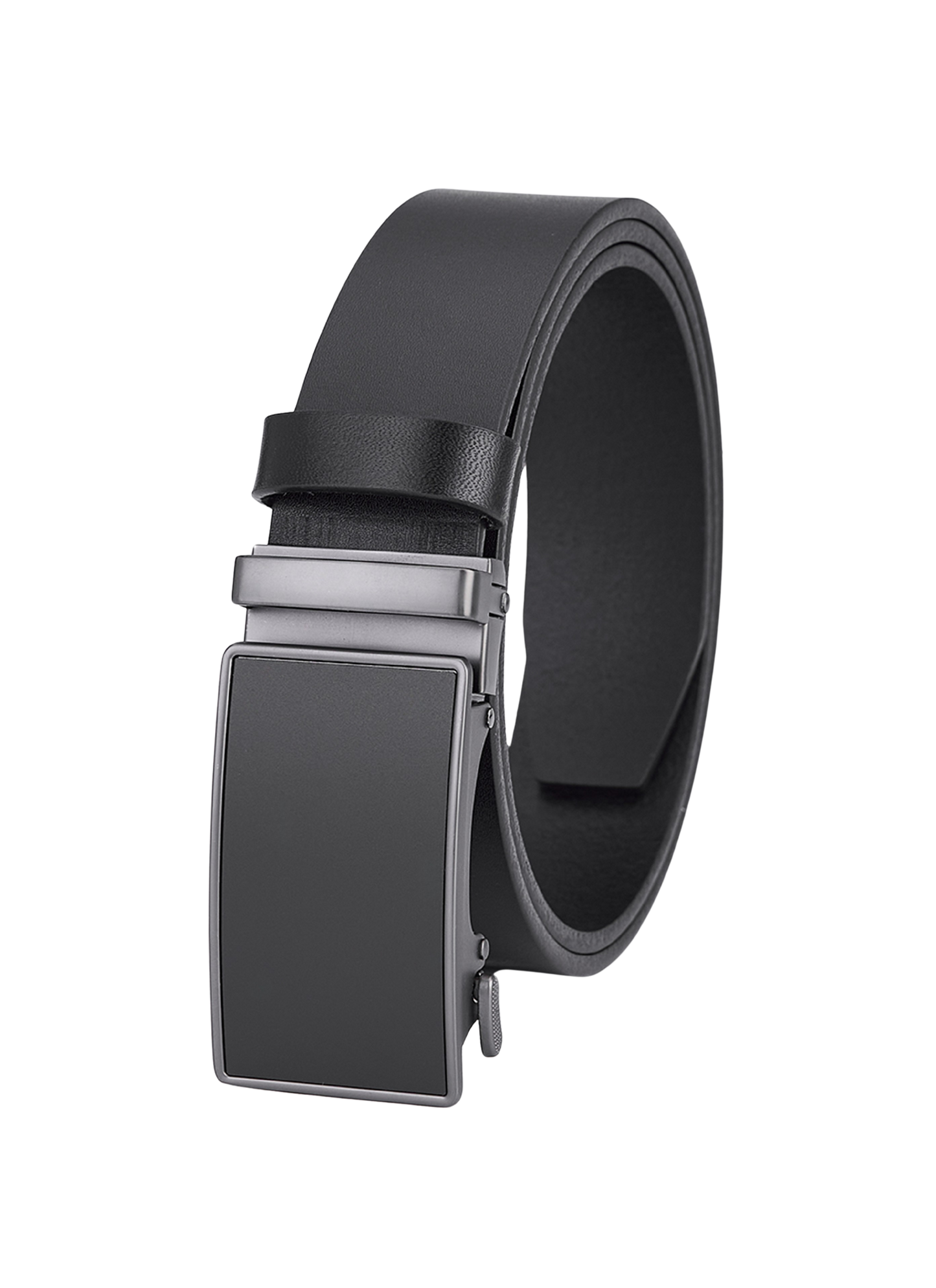 Automatic leather belt