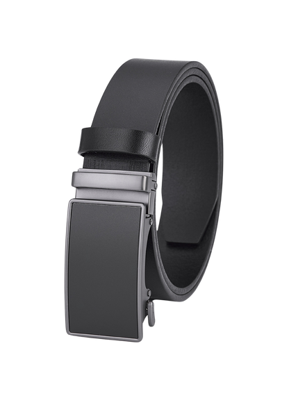 Automatic leather belt