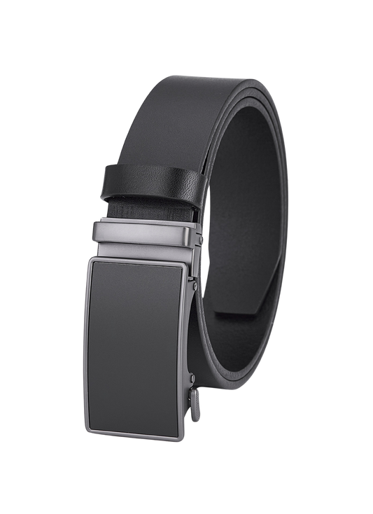 Automatic leather belt