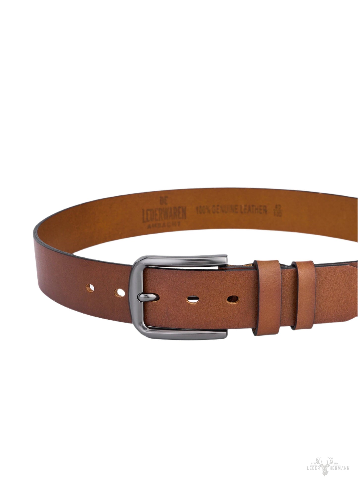 Cognac Round Blank Belt