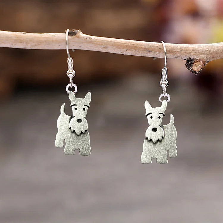 Vintage Scottish Terrier Earrings