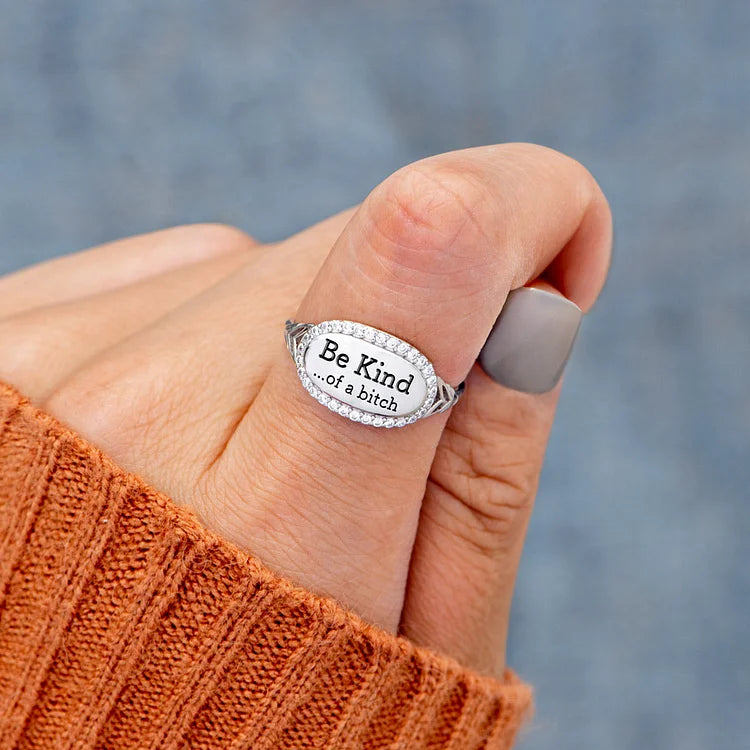 Be kind signature ring