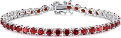 Ruby Tennis Bracelet