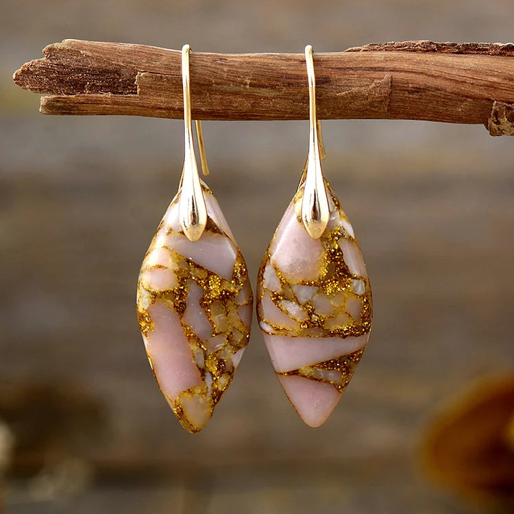 Vintage Natural Stone Earrings