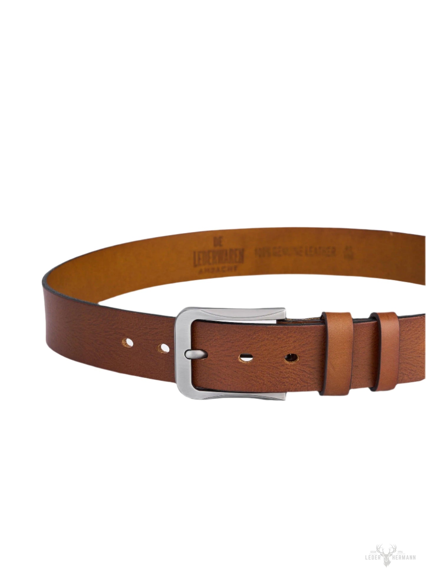 Men's leather belts