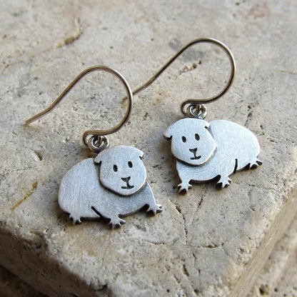 Vintage Guinea Pig Earrings