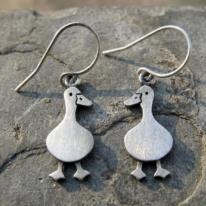 Vintage Duck Earrings