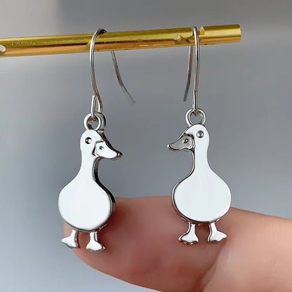 Vintage Duck Earrings