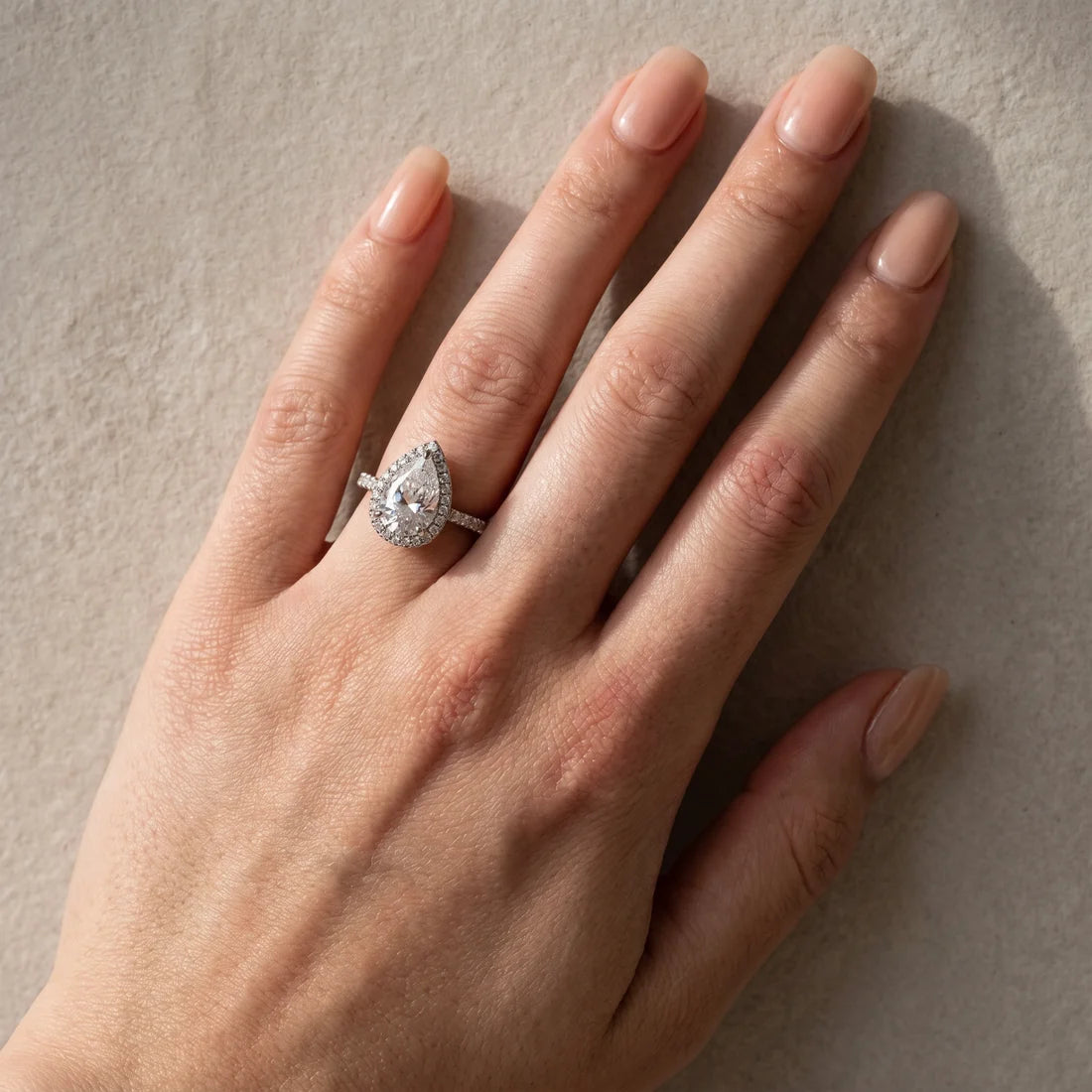 Pear Cut Engagement Ring