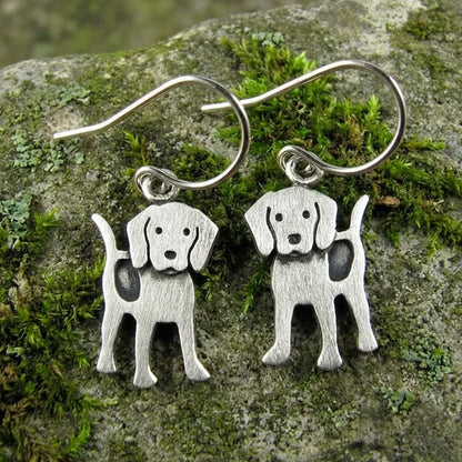 Vintage Beagle Earrings
