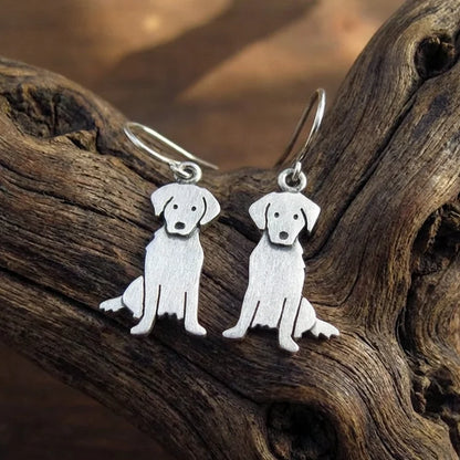 Tiny Golden Retriever Earrings