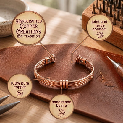 Zarinos's Cord Copper Bracelet