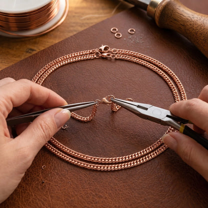 Zarinos's Chain Copper Necklace