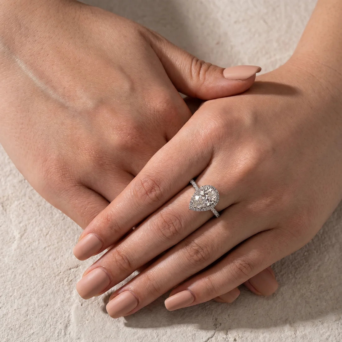 Pear Cut Engagement Ring
