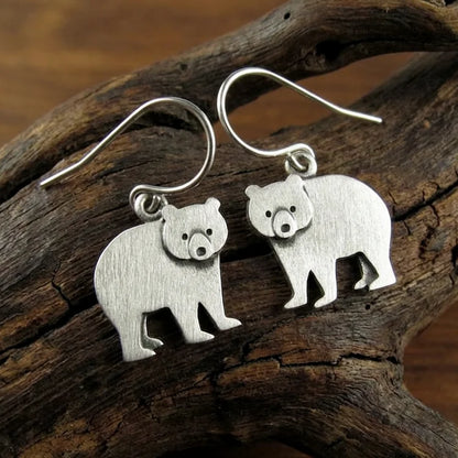 Vintage Polar Bear Earrings