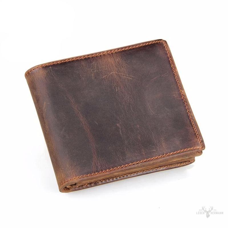Elegant retro leather wallet