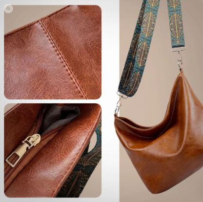 Chelsey’s Vintage Charm | Leather Shoulder Bag