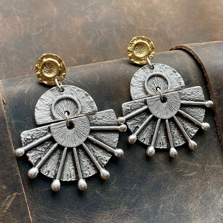 Vintage Bohemian Scalloped Earrings