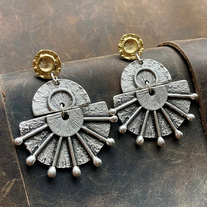 Vintage Bohemian Scalloped Earrings