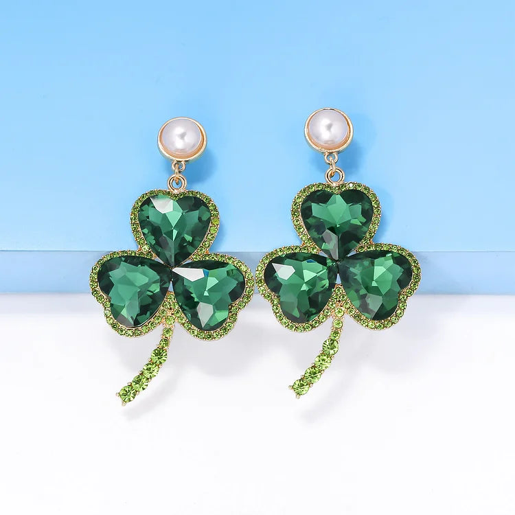 Clover Pearl earrings