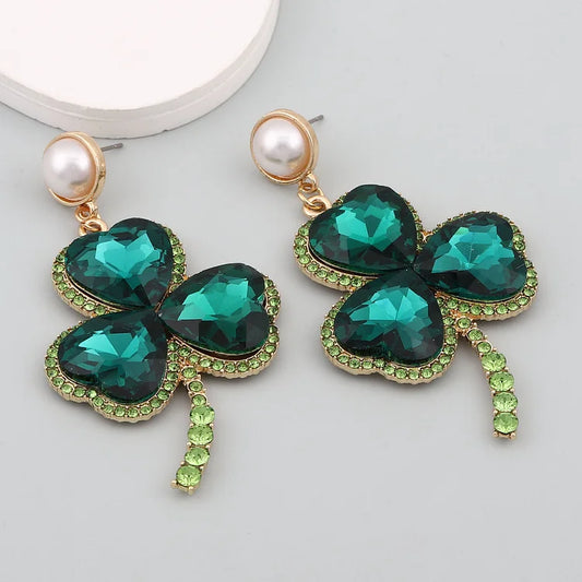 Clover Pearl earrings