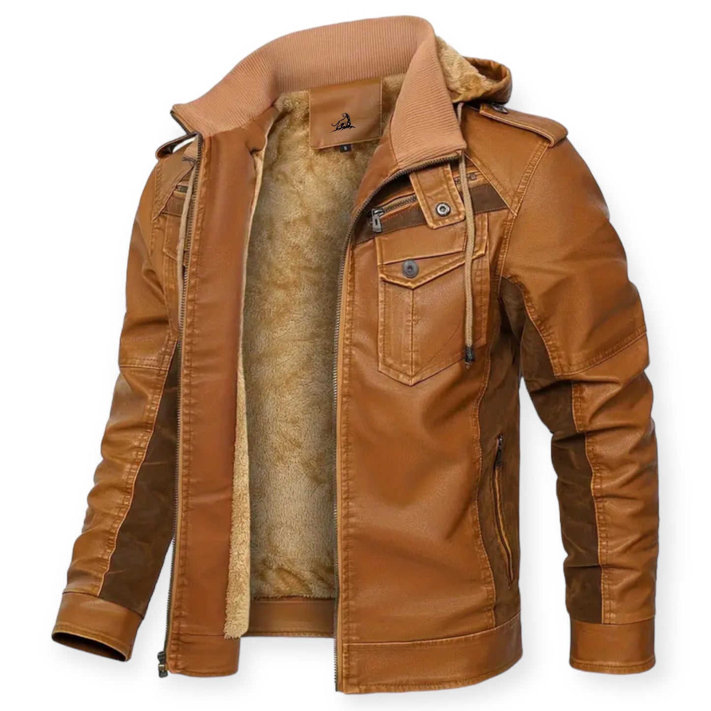 Mohawk - Elegant leather jacket for a bold style