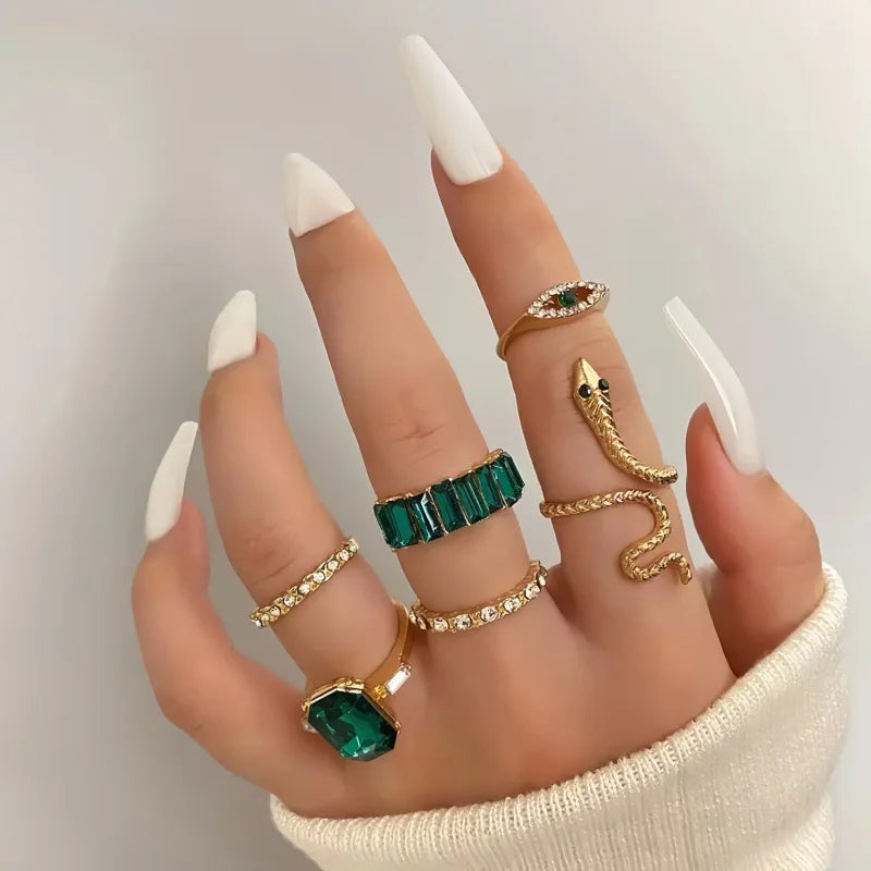 Serpent's Embrace Ring Collection