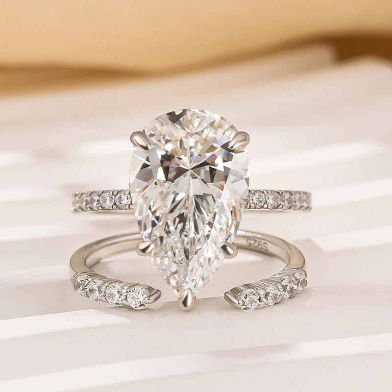 Marquise Cut Wedding Ring Set