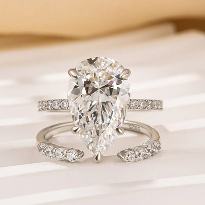 Marquise Cut Wedding Ring Set
