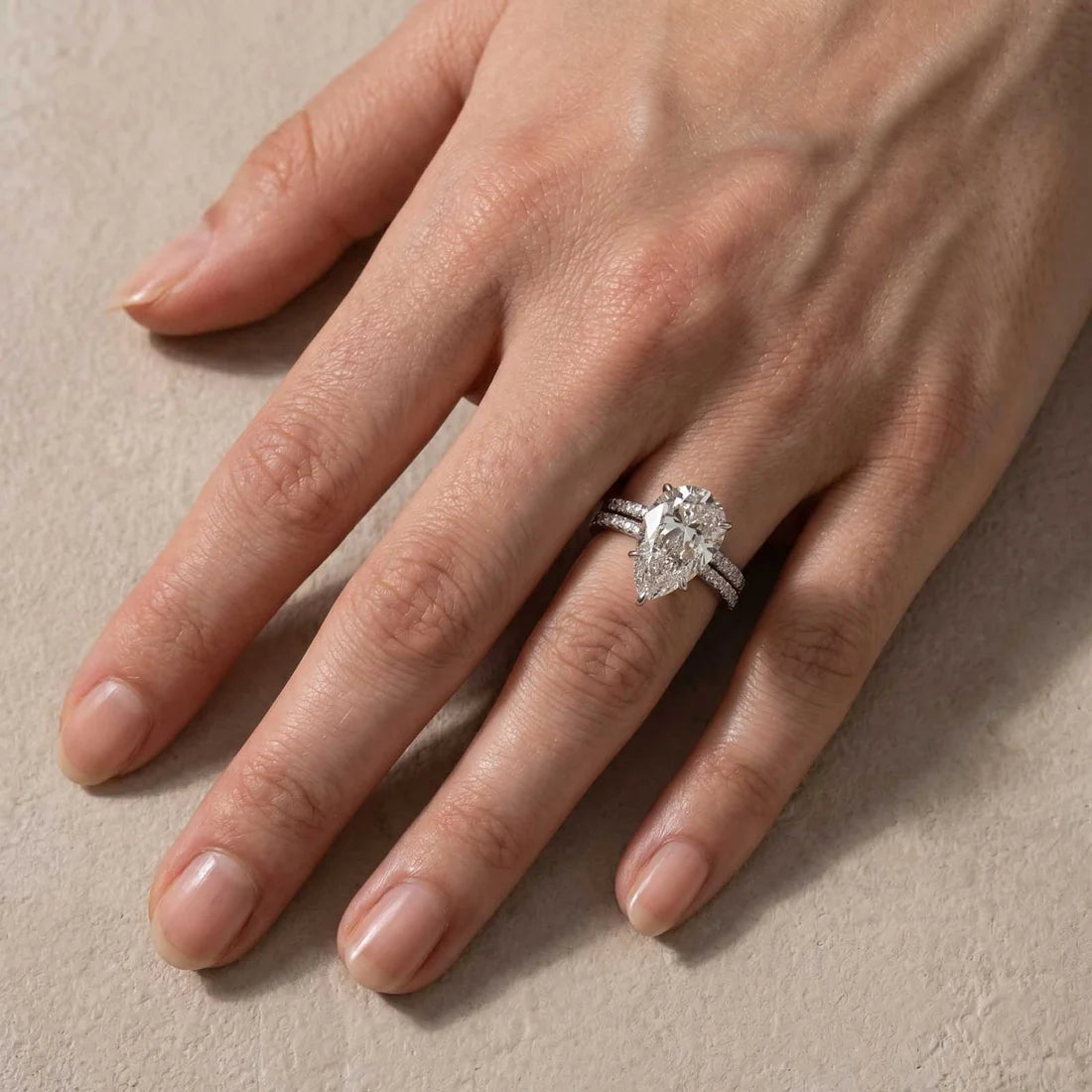 Marquise Cut Wedding Ring Set
