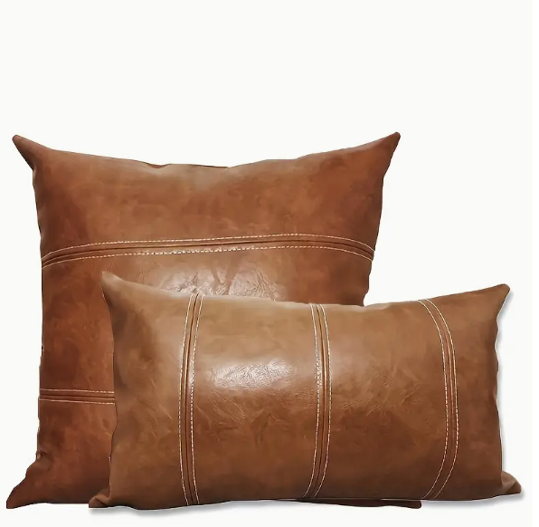 Zarino's leather pillowcase