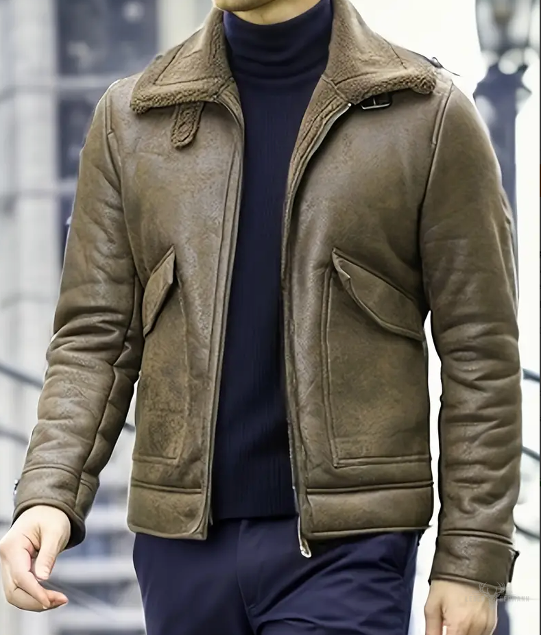 Matt Men's Leather Jacket